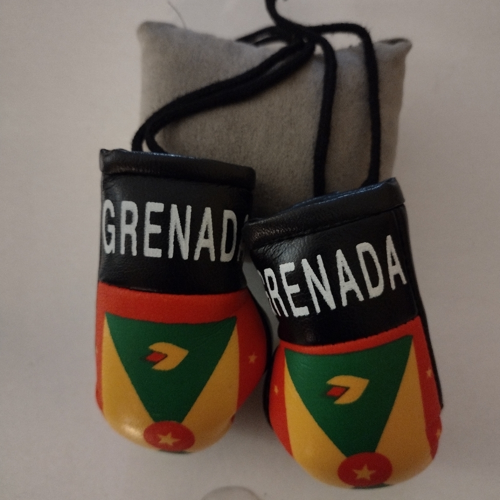 COPY - Mini glove with country flag and name.